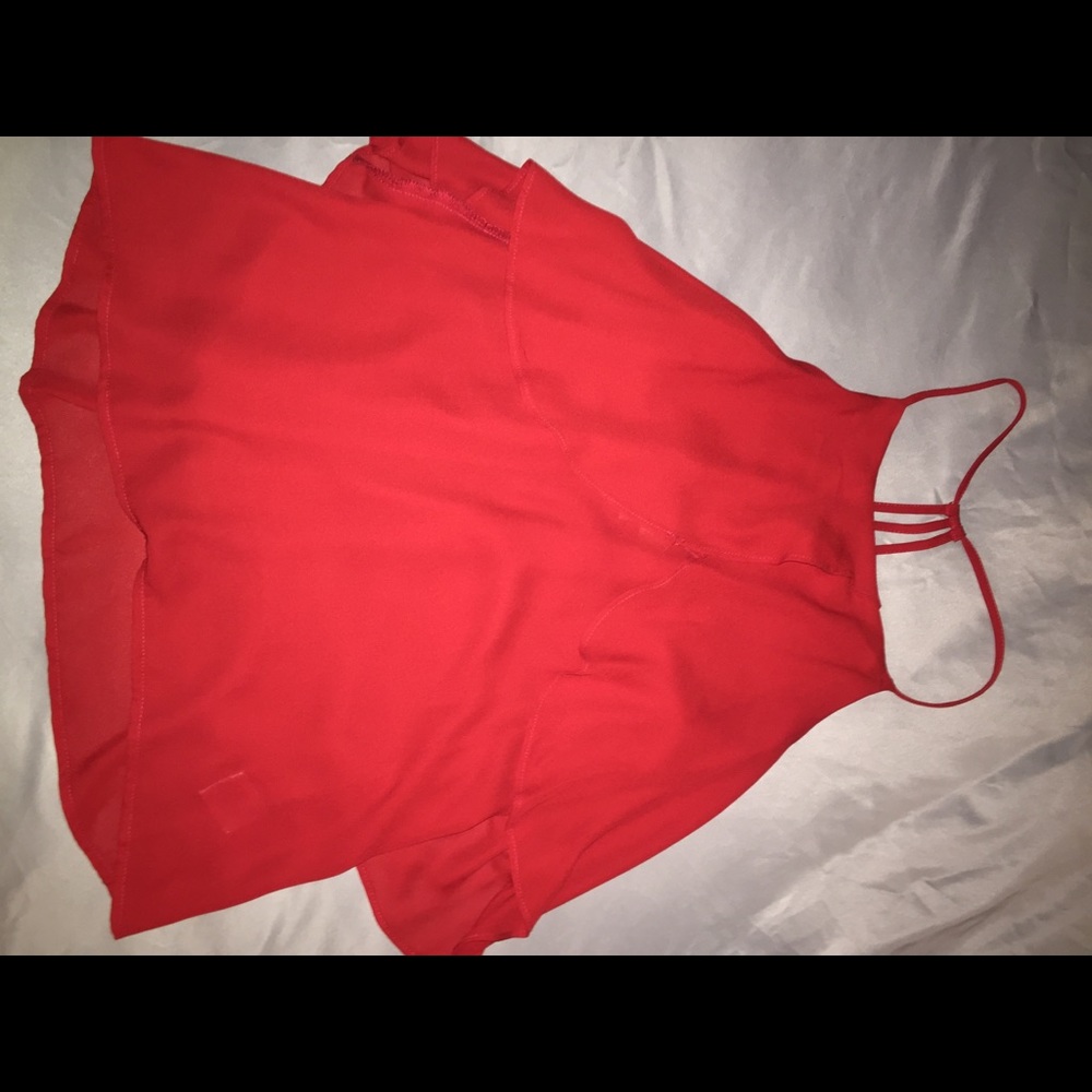 Red blouse
